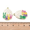 Easter Alloy Enamel Pendants ENAM-E360-01G-01-3