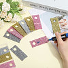 1 Set Glitter Acrylic Wine Glass Charms AJEW-GL0001-95-4