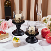 Iron Glass Candle Holder AJEW-WH0796-88B-4