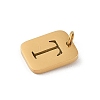 304 Stainless Steel Charms LS-STAS-R001-01G-T-2