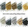100G 10 Styles Glass Seed Beads SEED-YW0002-80-1