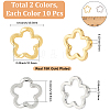 20Pcs 2 Colors Alloy Bead Frame FIND-SC0017-72-2