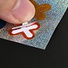 2Pcs PVC Laser Adhesive Stickers Set DIY-K032-55-3