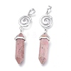 Natural Rhodochrosite Pointed Big Pendants G-D0021-01P-19-3