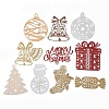 10 Pcs Christmas Theme Scrapbook Paper Set DIY-Z032-03A-3