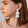 ANATTASOUL 3 Pairs 3 Style Polymer Clay Dangle Stud Earrings with 316 Surgical Stainless Steel Pins EJEW-AN0004-28-6