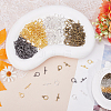 200 4 Colors Bags Tibetan Style Alloy Toggle Clasps FIND-ME0003-20-5