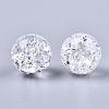 Transparent Crackle Acrylic Round Beads Strands CCG-R002-12mm-01-2