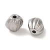 Non-Tarnish 304 Stainless Steel Corrugated Beads LS-STAS-I203-30P-2