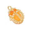 Luminous Handmade Glass Seed Beaded Teardrop Pendants PALLOY-MZ00962-04-3