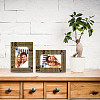 10 Years of Marriage Natural Wood Photo Frames AJEW-WH0292-030-5