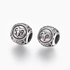 316 Surgical Stainless Steel European Beads STAS-P212-18P-07-2