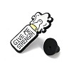 Cute Cow Theme Give Me Strength Enamel Pins JEWB-R001-07EB-03-3