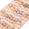 Natural Cultured Freshwater Pearl Beads Strands PA-CBABE82-01B-2