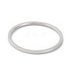 Non-Tarnish 1mm Polished Plain Dome Finger Ring for Girl Women RJEW-C012-02E-P-2