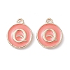 (Defective Closeout Sale Border damaged) Golden Plated Alloy Enamel Charms LS-ENAM-XCP0001-20Q-2