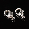 Silver Color Plated Brass Lobster Claw Clasps X-KK-903-S-NF-1