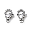304 Stainless Steel Lobster Claw Clasps SA-CBAF1D5-25P-D-1
