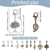 ARRICRAFT 12 Sets 2 Style Autumn Alloy Pendants Decorations Set HJEW-AR0001-14-2