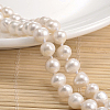 Natural Pearl Beads Necklace NJEW-P126-B-10-2