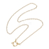 2.5MM 304 Stainless Steel Textured Cable Chain Necklaces with Spring Ring Clasps NJEW-JN05710-4