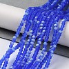 Imitation Jade Glass Beads Strands EGLA-A034-T2mm-MB31-2