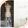 Star Moon Pattern Polyester Mesh Lace Fabric DIY-WH0504-446C-5