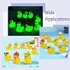 40Pcs 8 Styles Resin Duck Miniature Model AJEW-CJ0001-82-7