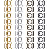 CHGCRAFT 32Pcs 4 Colors Alloy Belt Buckles FIND-CA0009-20-1