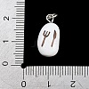 Brass Enamel Pendants KK-CBA10BC-03A-3