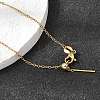 1.5MM Unisex 304 Stainless Steel Cable Chain Necklaces NJEW-P356-11G-2