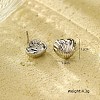 Non-Tarnish 304 Stainless Steel Stud Earrings EJEW-S230-01P-1