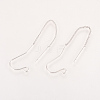 Brass Stud Earring Findings KK-Q735-363P-1