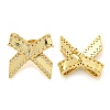 Bowknot Brass Micro Pave Cubic Zirconia Stud Earrings for Women EJEW-P275-06G-2