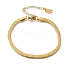 304 Stainless Steel Snake Chains Bracelets for Women BJEW-P395-02G-02-4