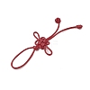 Nylon Thread Chinese Knot Pendant Decorations HJEW-JM02498-5