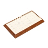 Rectangle Wood Pesentation Jewelry Round Beads Display Tray ODIS-P008-13A-1