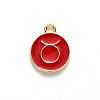 Alloy Enamel Pendants ENAM-SZ0001-27B-C-4