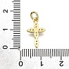 Brass Micro Pave Cubic Zirconia Pendants LS-KK-Z100-41G-03-3