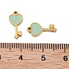 Ion Plating(IP) 316 Stainless Steel Enamel Charms STAS-U014-63G-02-3