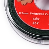 2-Ply Round Waxed Cotton Thread Cords YC-T004-01A-13-3