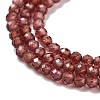 Natural Garnet Beads Strands G-B088-C11-02-4