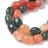 Dyed Natural Malaysia Jade Beads Strands G-P528-I08-01-3