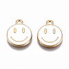 Alloy Enamel Charms X-ENAM-S121-165G-RS-2