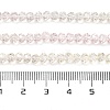 Transparent Painted Glass Beads Strands DGLA-A034-T4mm-A25-3