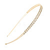 Iron with Rhinestone Hair Bands for Girl PW-WG72049-03-1