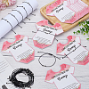24Pcs Word Printed Paper Bracelet Display Cards BJEW-FG0001-05B-4
