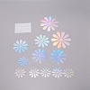 PVC Flower Wall Stickers DIY-TAC0008-53B-1