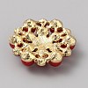 Alloy Rhinestone Cabochons ALRI-WH0008-39G-02-2