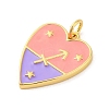 Brass Enamel Pendants LS-KK-Z077-01G-12-2